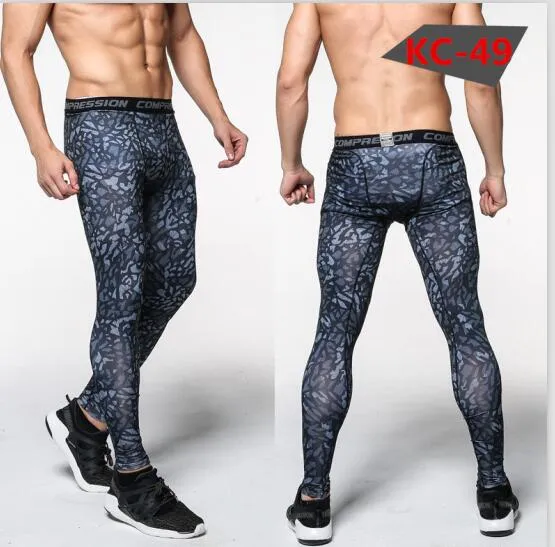 2016 camouflage men pants  fitness joggers compression tights long pants  leggings mens  wear jogginsg