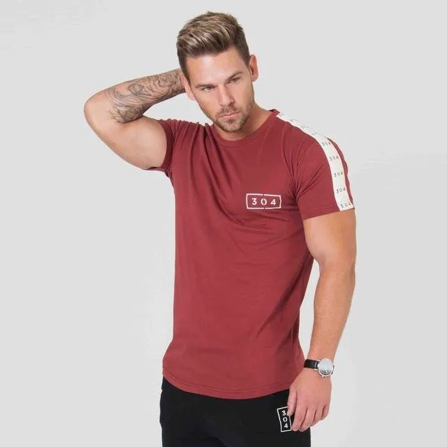 2018 new fashion cotton short sleeved T-shirts men miracle men's leisure fitness t-shirt