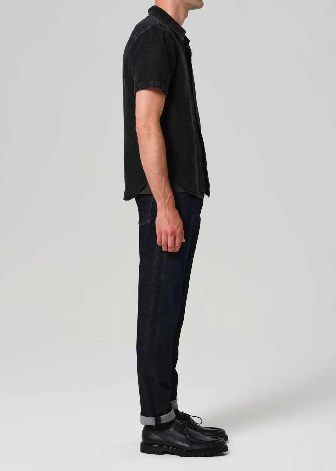 Adler Slim Cashmere Denim in Falcon