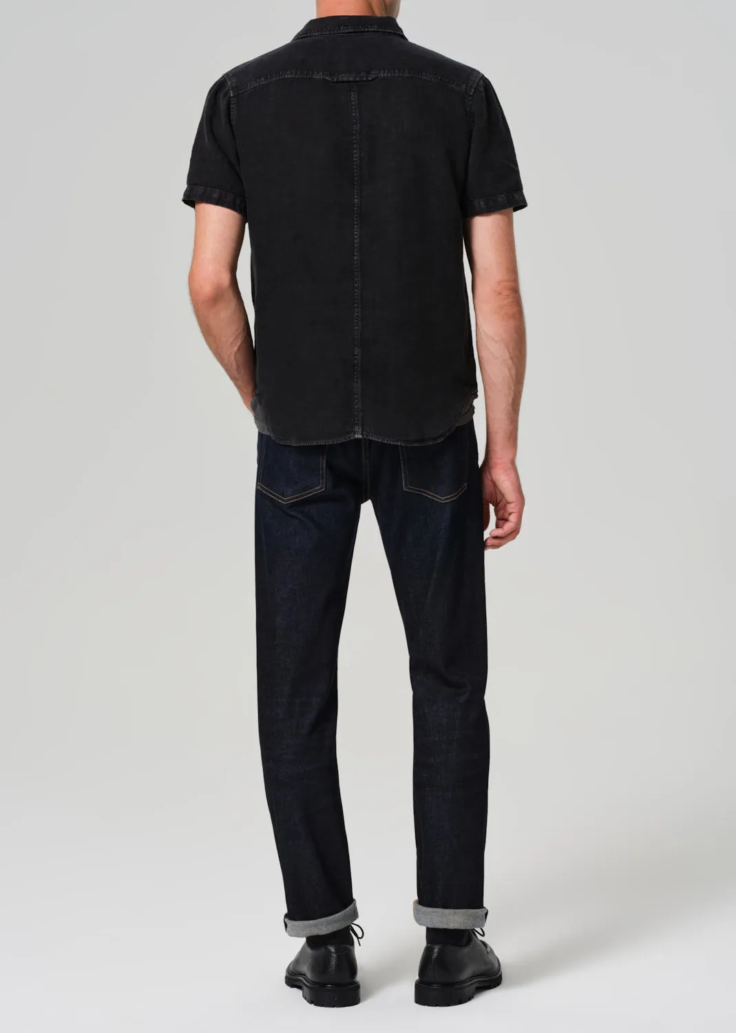 Adler Slim Cashmere Denim in Falcon