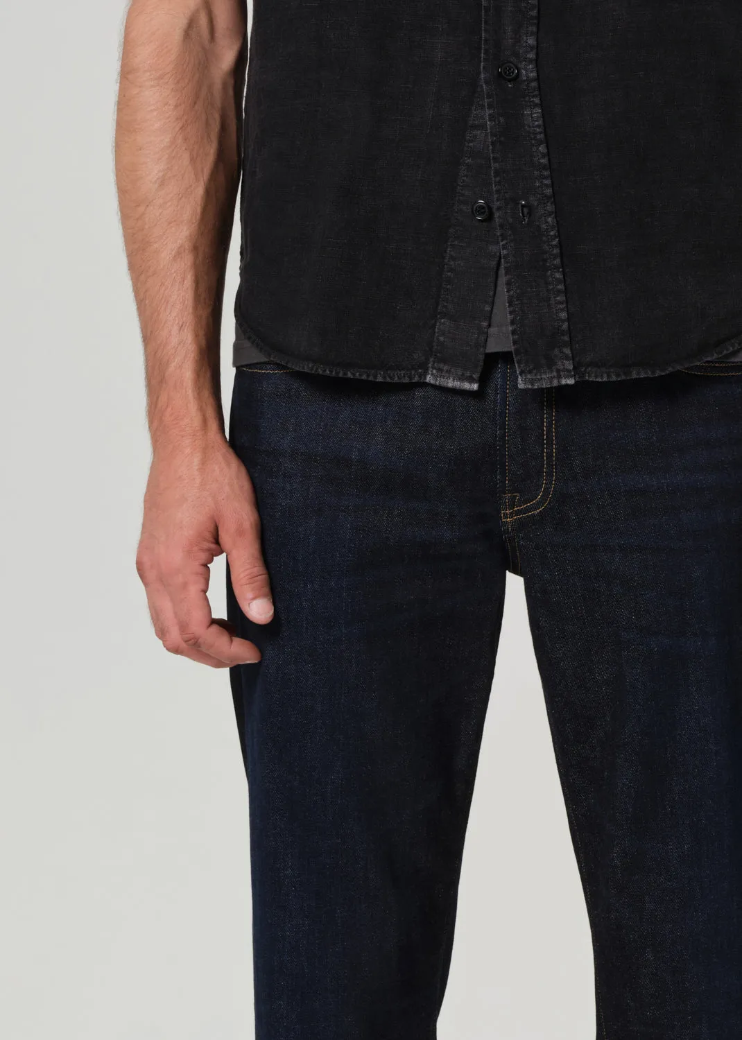 Adler Slim Cashmere Denim in Falcon