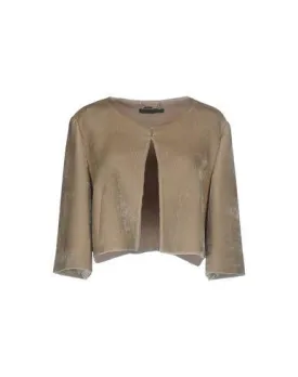 Alberta Ferretti Women Blazer Beige 14 UK