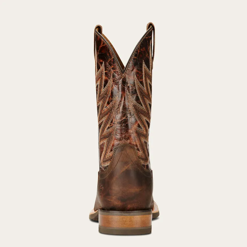 Ariat Brown Challenger Broad Square Toe Western Boots for Men