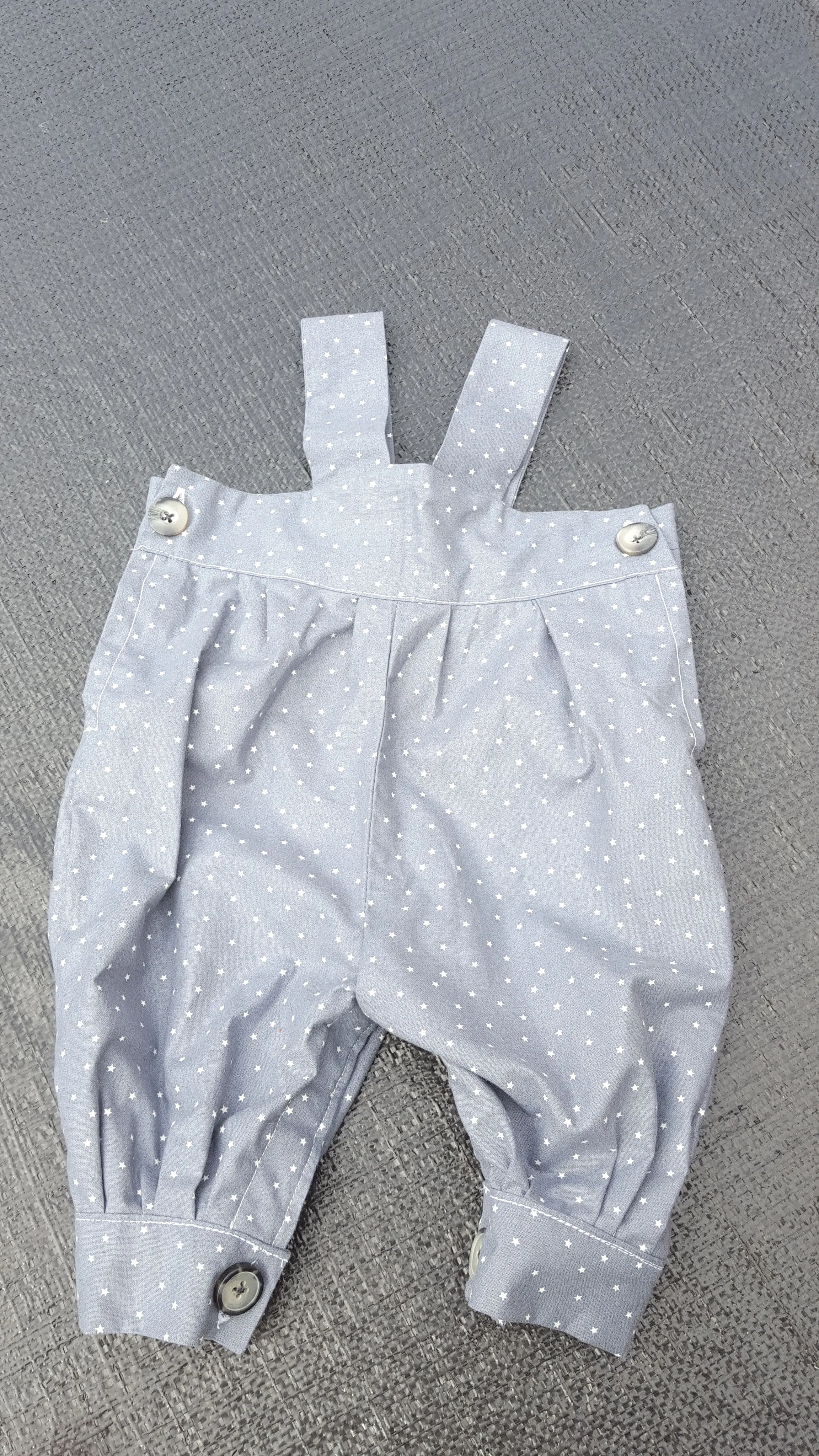 Baby dungarees to fit up to 6 months unisex, boy or girl