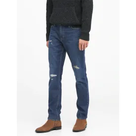 Banana Republic Blue Slim Ripped Jeans