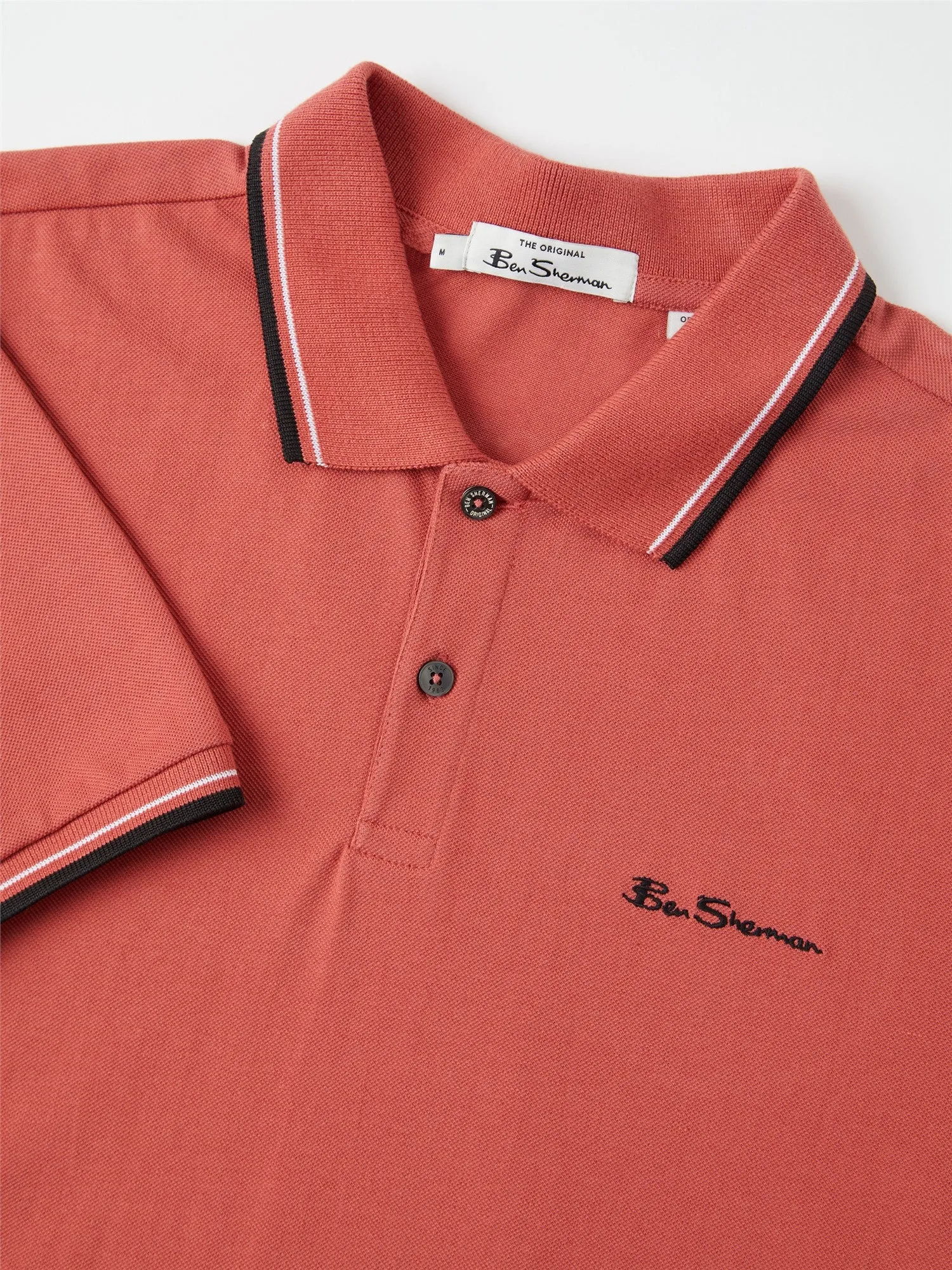 BEN SHERMAN Signature Polo Shirt - Raspberry