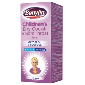 Benylin Children's Dry Cough & Sore Throat Syrup - 125ml