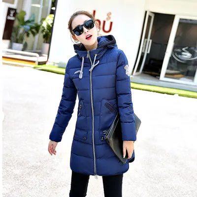 Big Size 7XL Winter Jacket Women 2017 New Europe Style Hooded Slim Medium Long Winter Plus Size Parkas Lady Top Coat Hot YY285