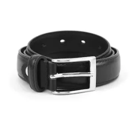 Boy's Genuine Leather Dress Black Belt