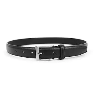 Boy's Genuine Leather Dress Black Belt