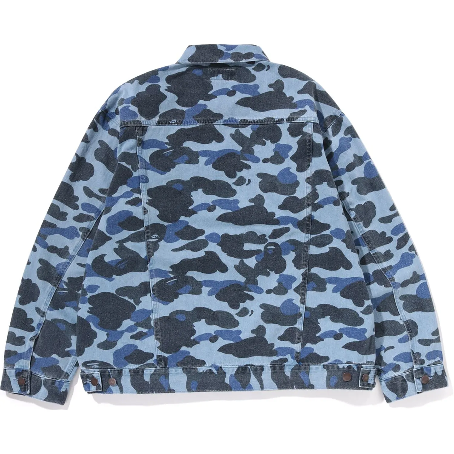 COLOR CAMO DENIM JACKET MENS