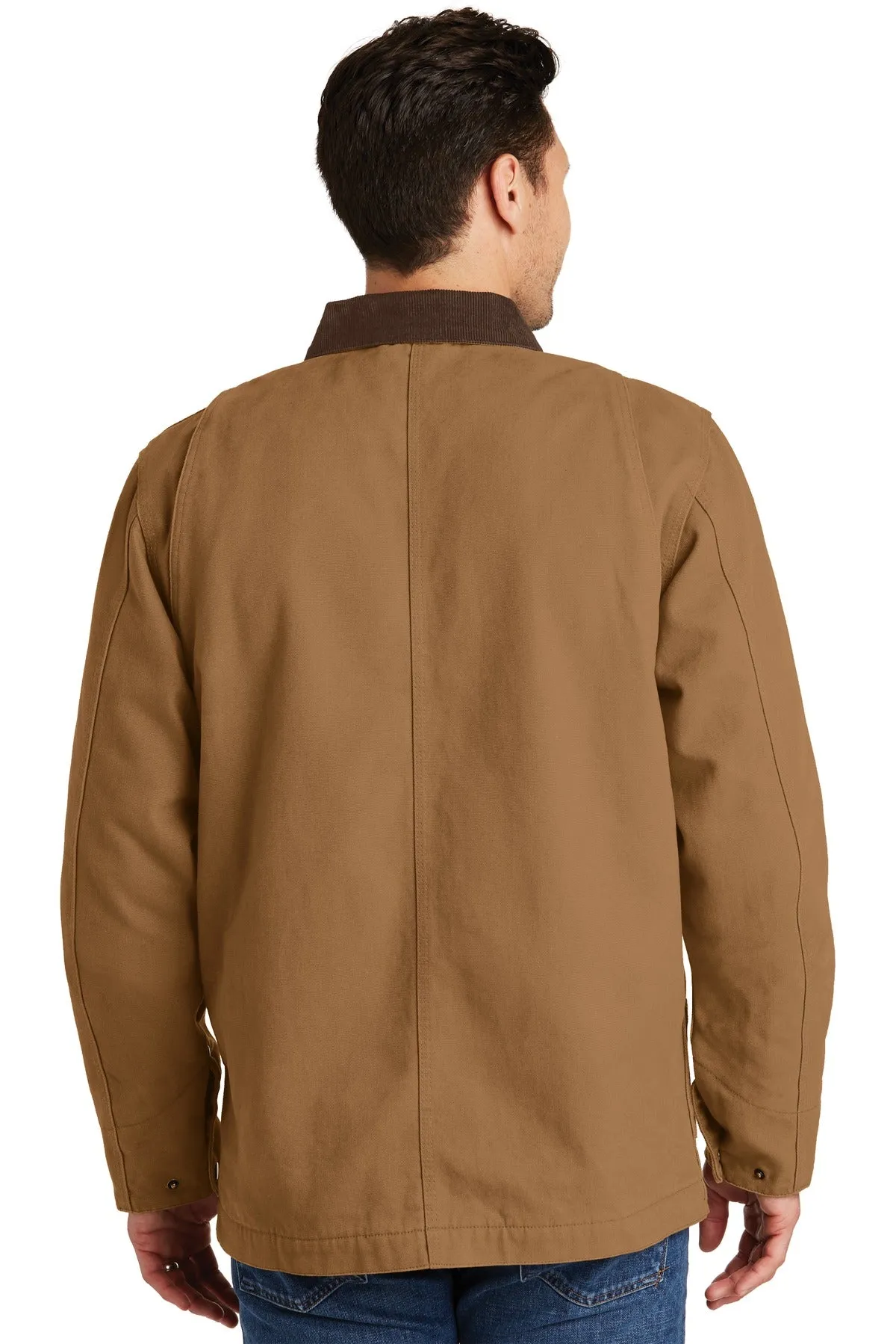 CornerStone Men's Washed Duck Cloth Chore Coat. CSJ50