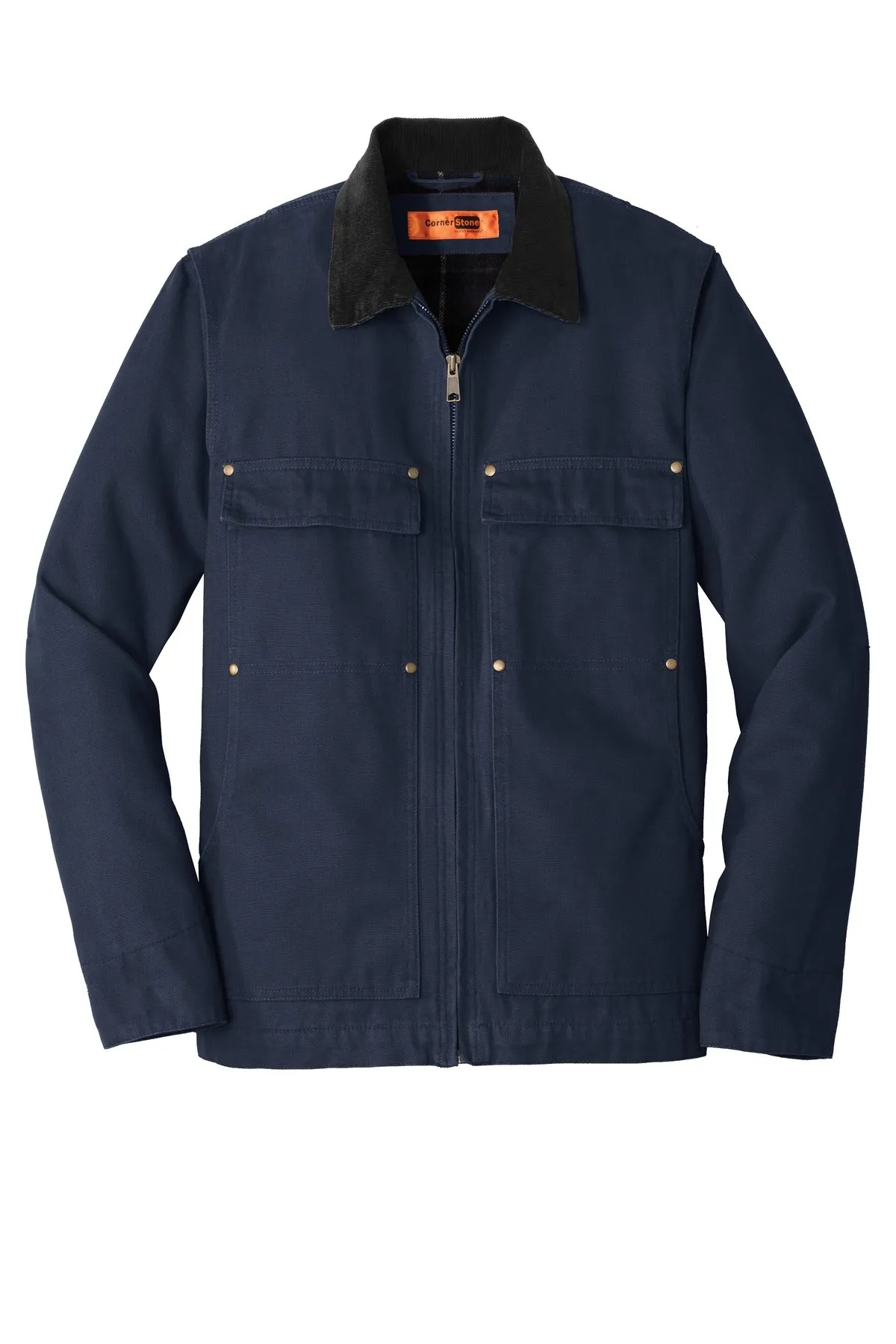 CornerStone Men's Washed Duck Cloth Chore Coat. CSJ50