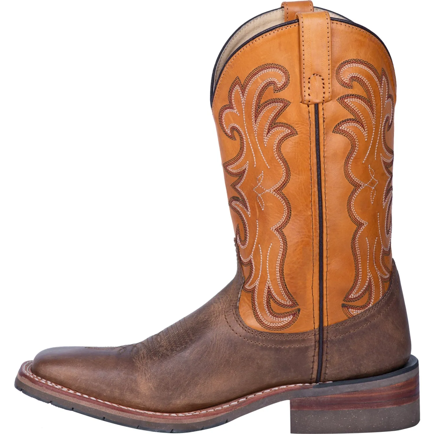 Dan Post Mens Ferrier Cowboy Boots Leather Tan/Spice