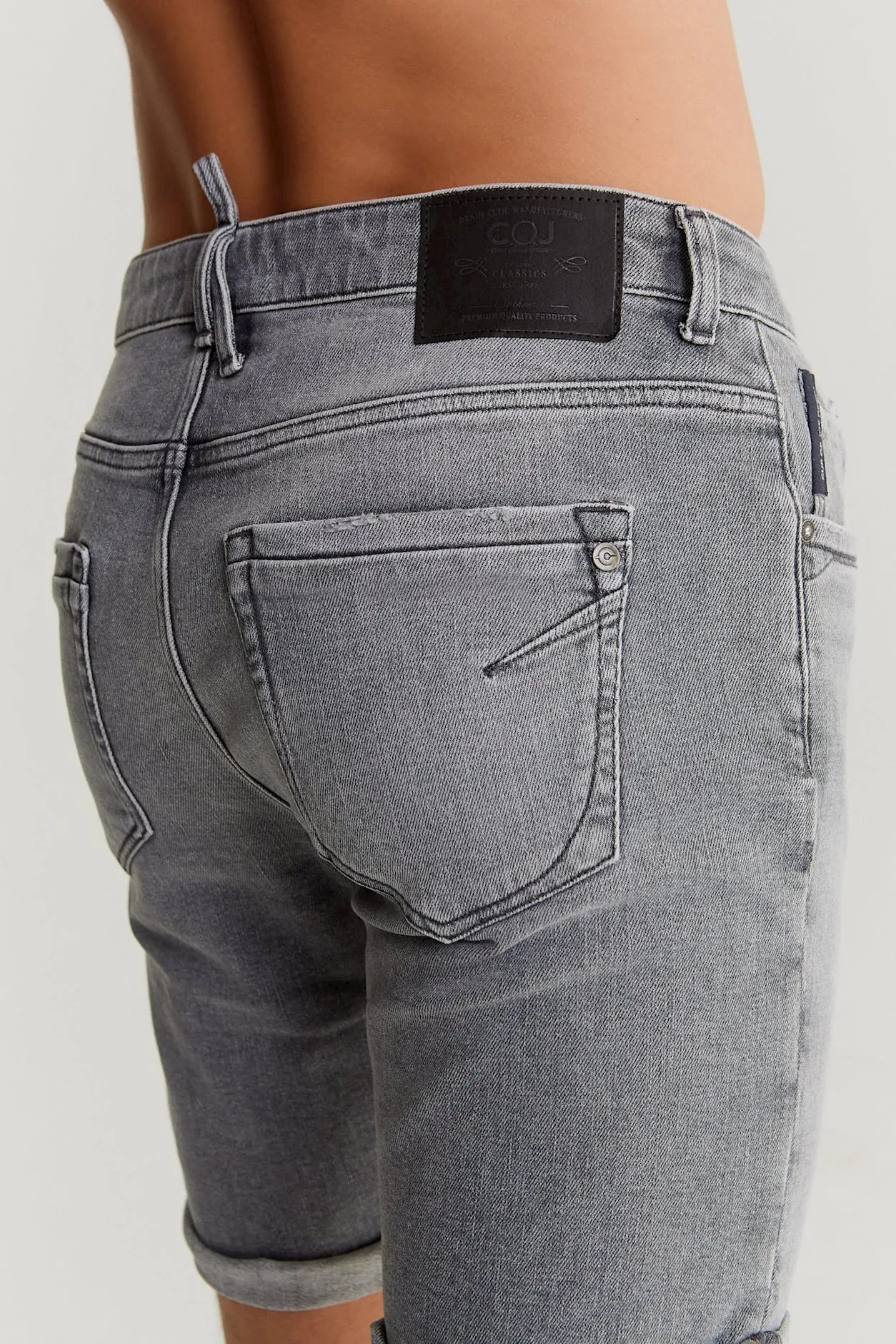 Dennis 5 Pocket Shorts Grey