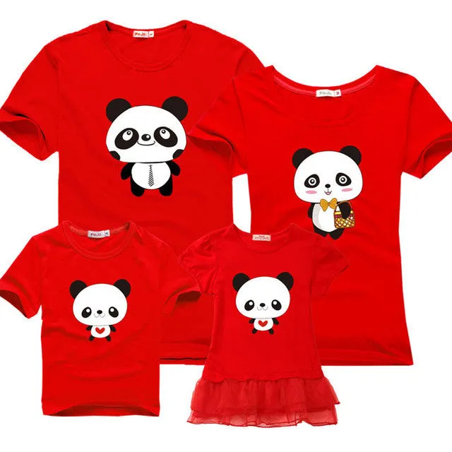 family matching outfits summer family clothing new t-shirt family look 2017 boy clothes girl dress mother daughter dresses party