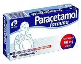 Farmina paracetamol 50mg x 10 suppositories