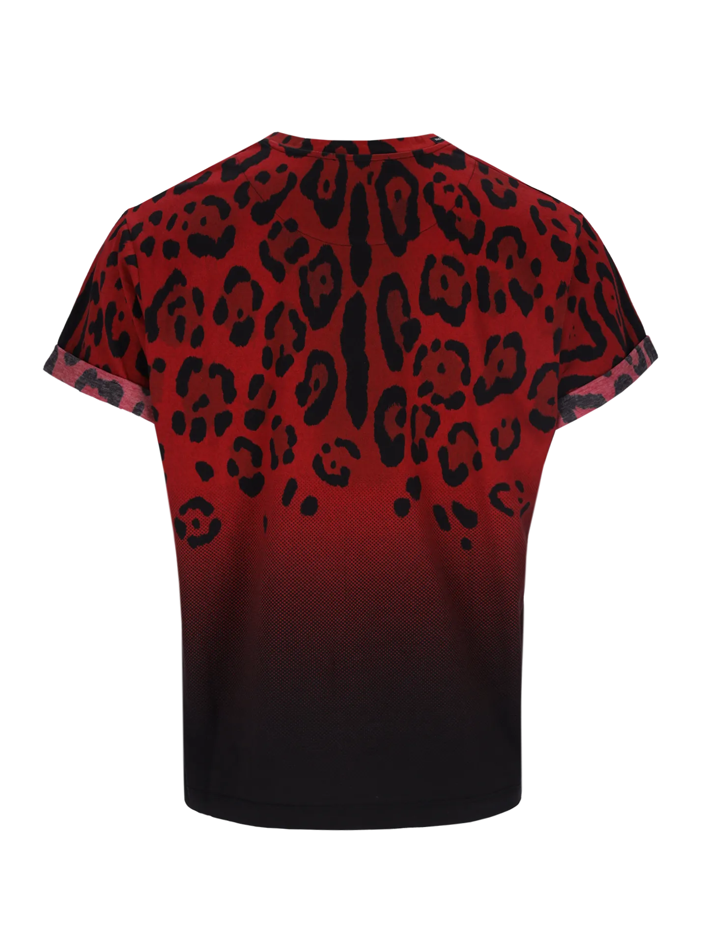 gradient leopard-print t-shirt