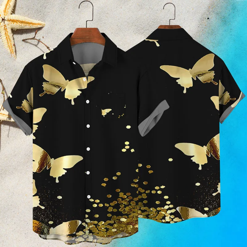 Hawaiian Beach 3D Animals Print Shirt