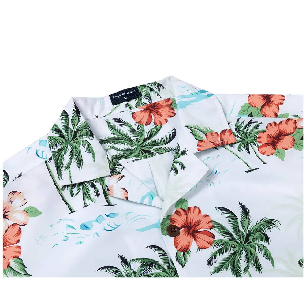 Hawaiian Floral Shirts for Men Short Sleeve