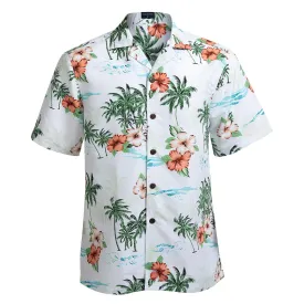 Hawaiian Floral Shirts for Men Short Sleeve