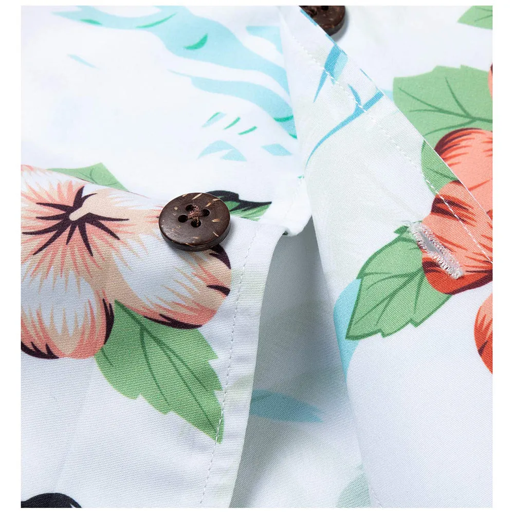 Hawaiian Floral Shirts for Men Short Sleeve