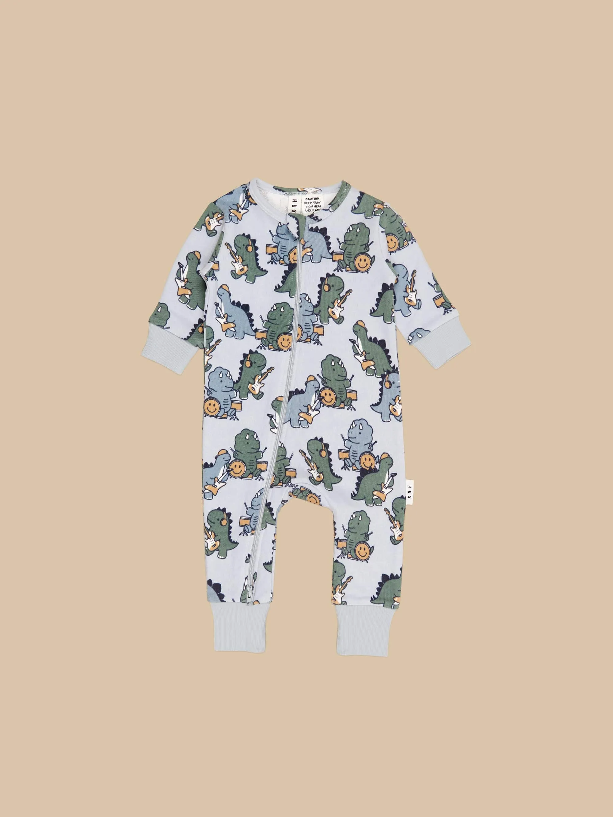 Huxbaby Dino Band Romper