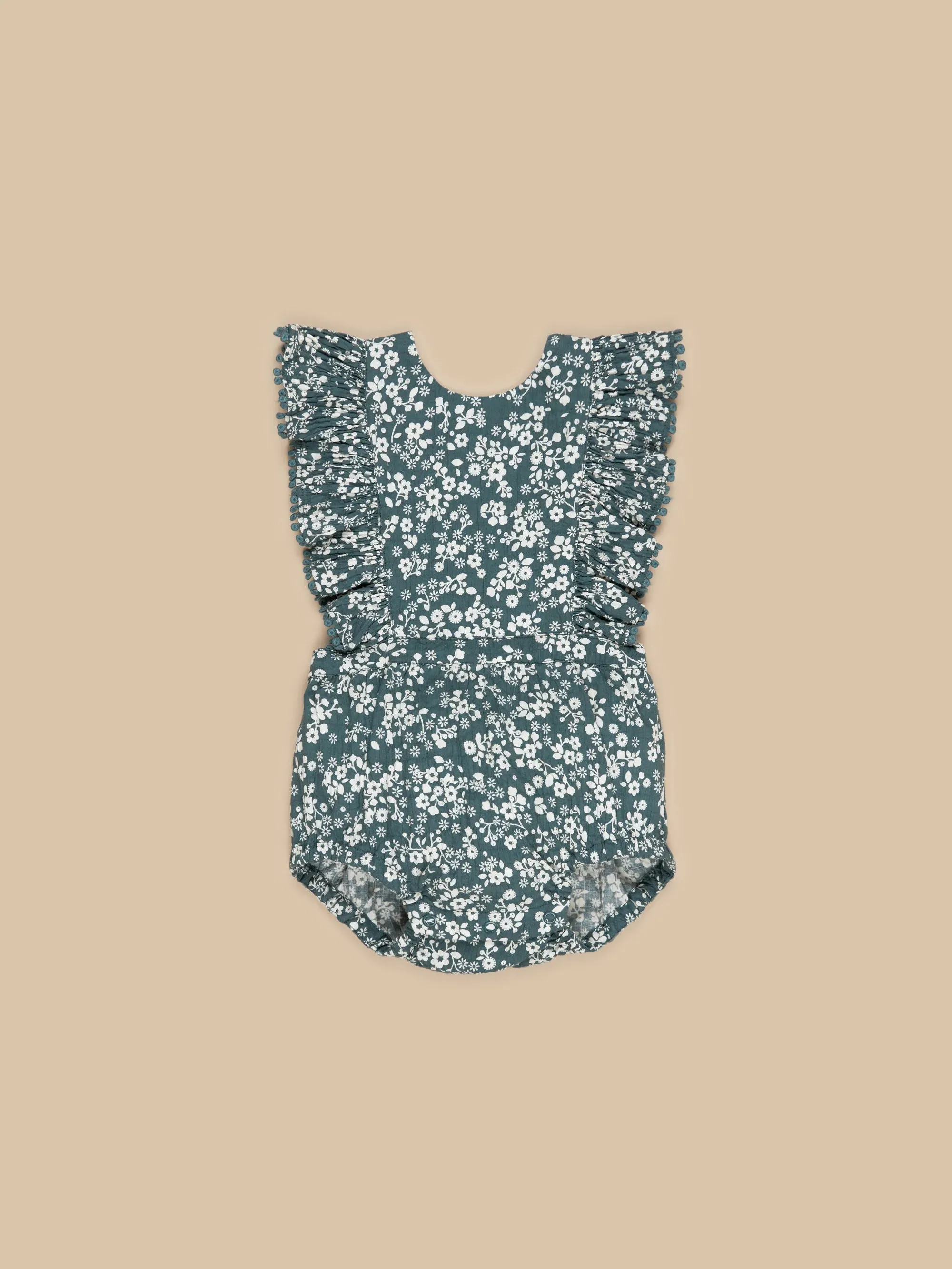 Huxbaby Floral Pine Frill Playsuit