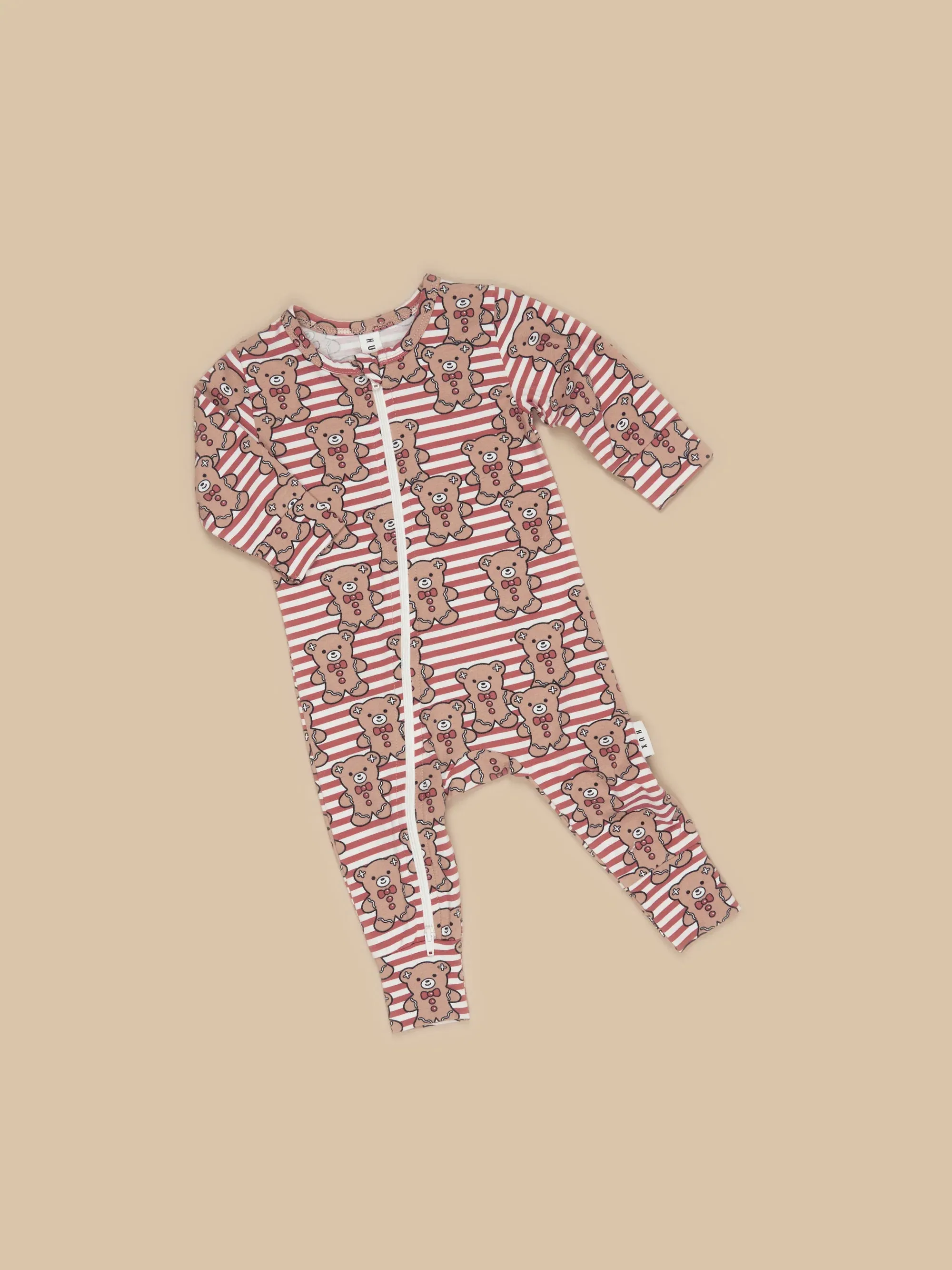 Huxbaby Gingerbread Hux Zip Romper