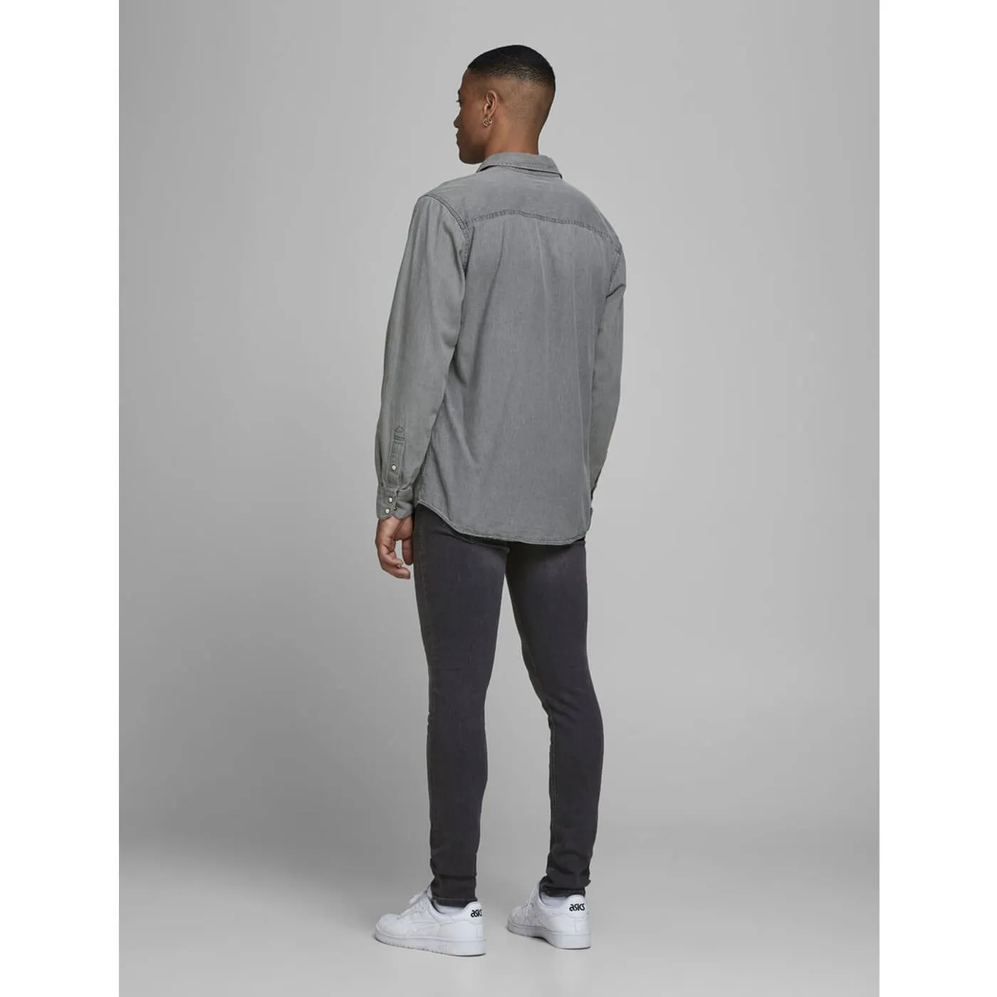 Jack &amp; Jones Charcoal Skinny Fit Jeans