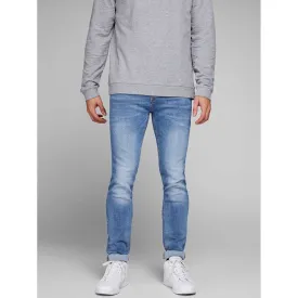 JJ Blue Button Fly Slim Jeans