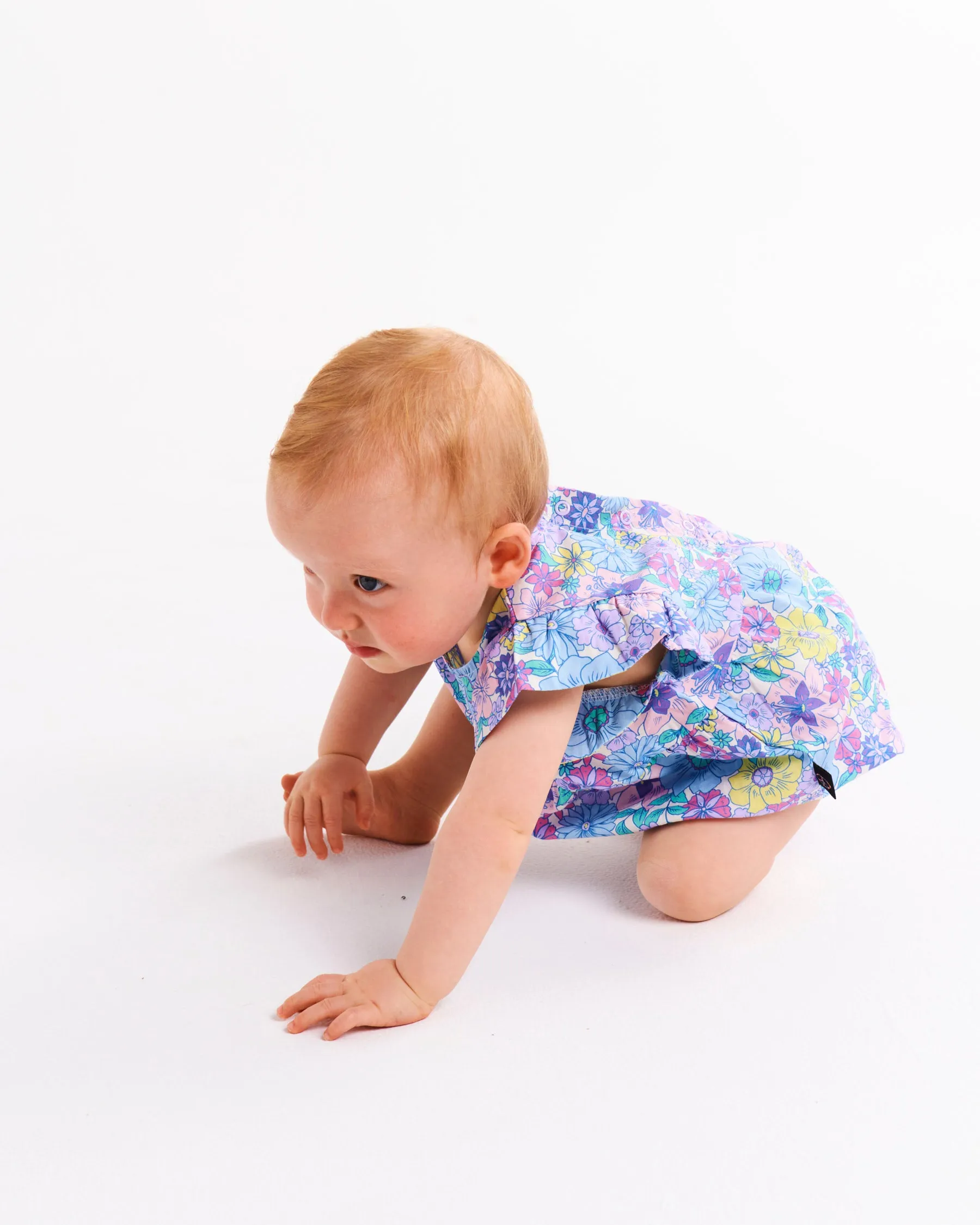 Kip & Co Bunch Of Fun Organic Cotton Frill Playsuit