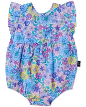 Kip & Co Bunch Of Fun Organic Cotton Frill Playsuit