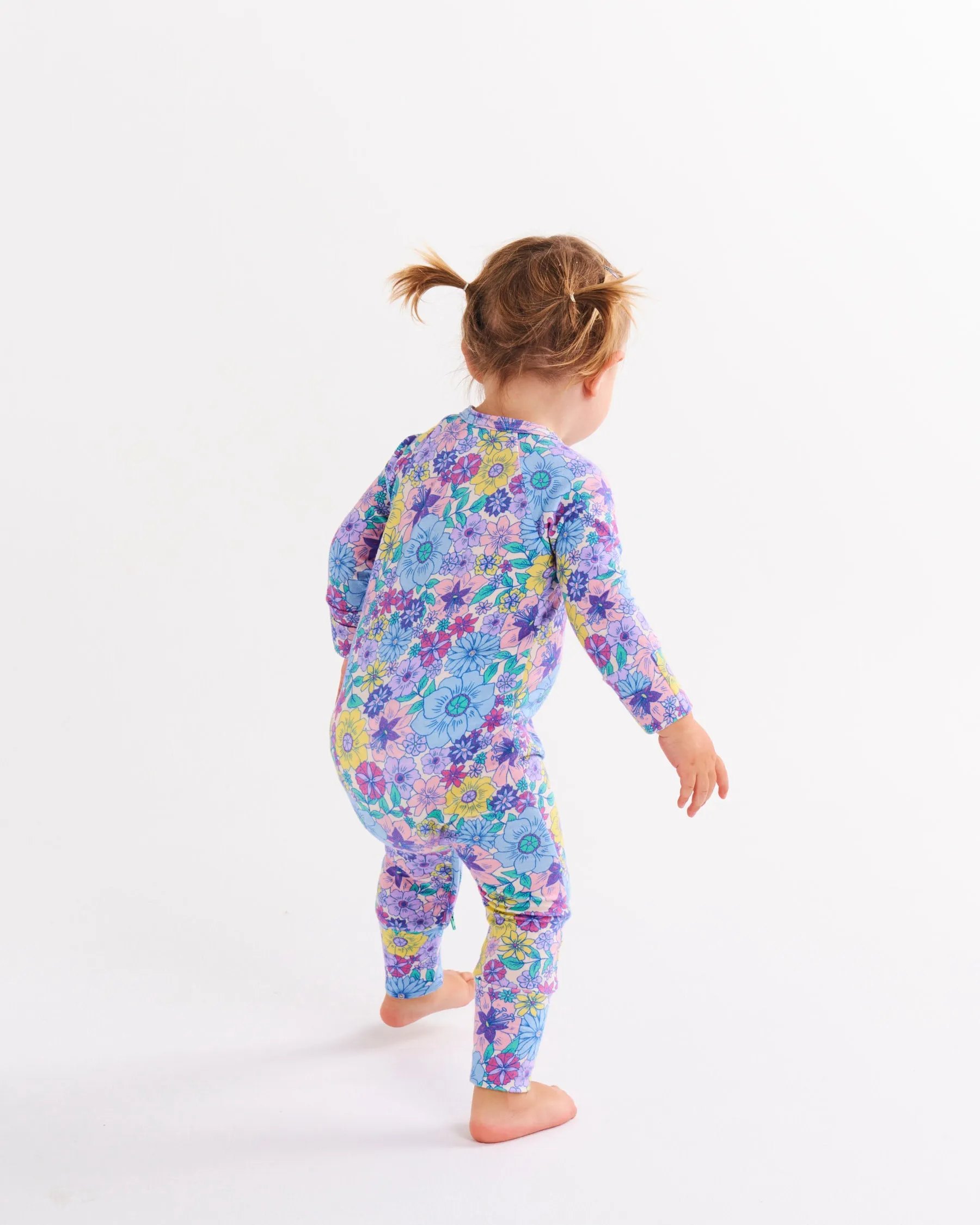 Kip & Co Bunch Of Fun Organic Long Sleeve Zip Romper