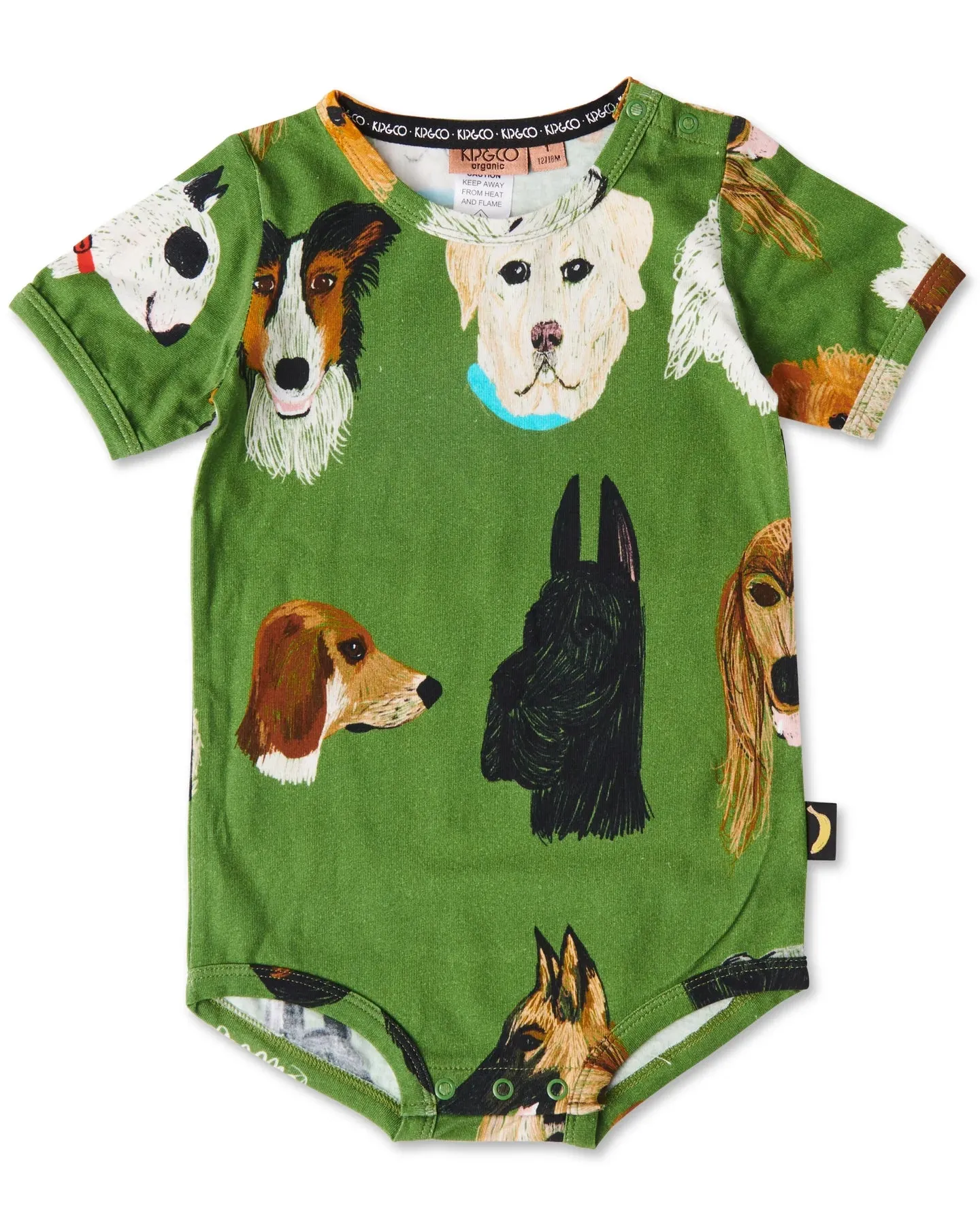 Kip & Co Dog Park Organic Short Sleeve Romper