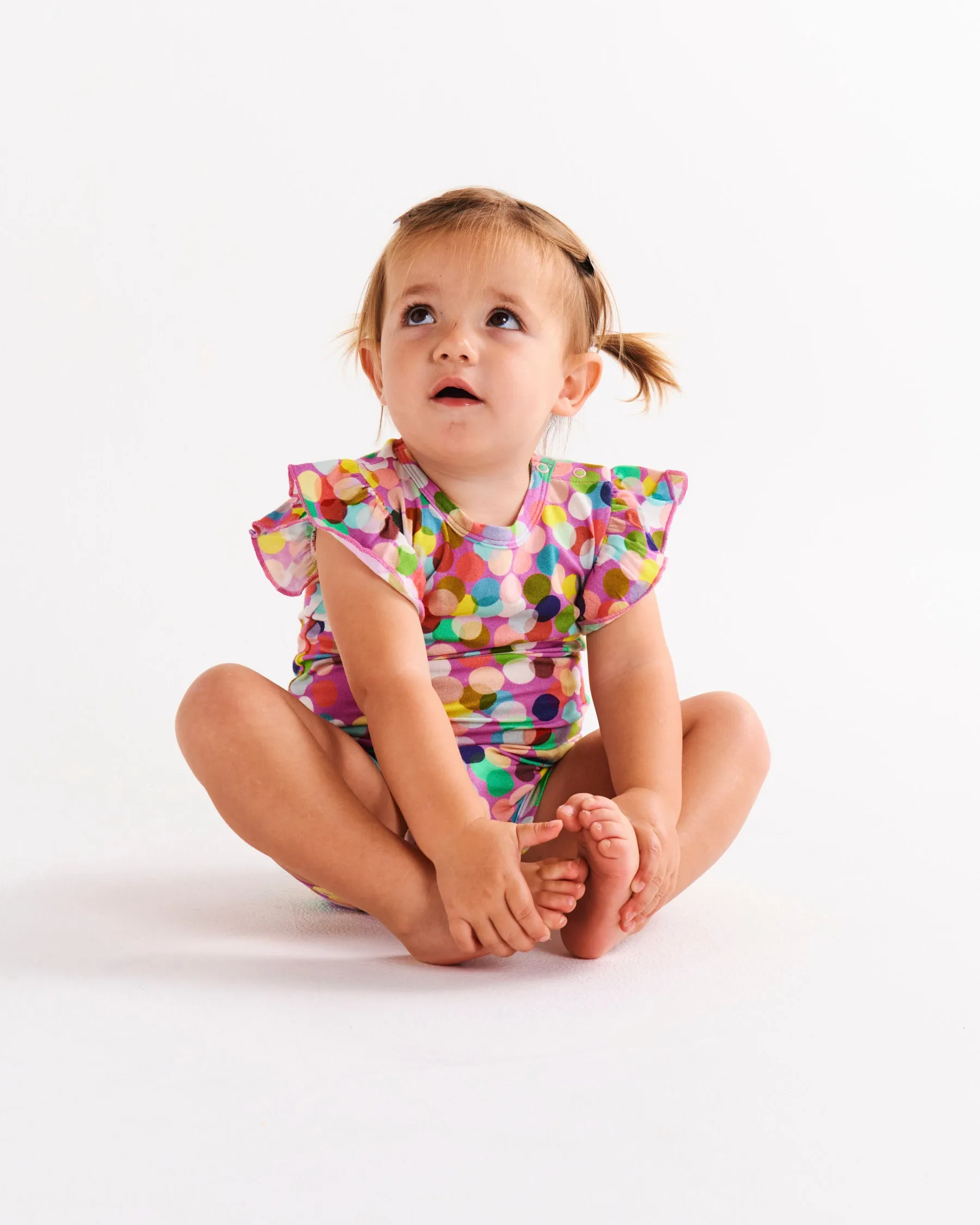 Kip & Co Meandering Meadow Organic Cotton Frill Playsuit