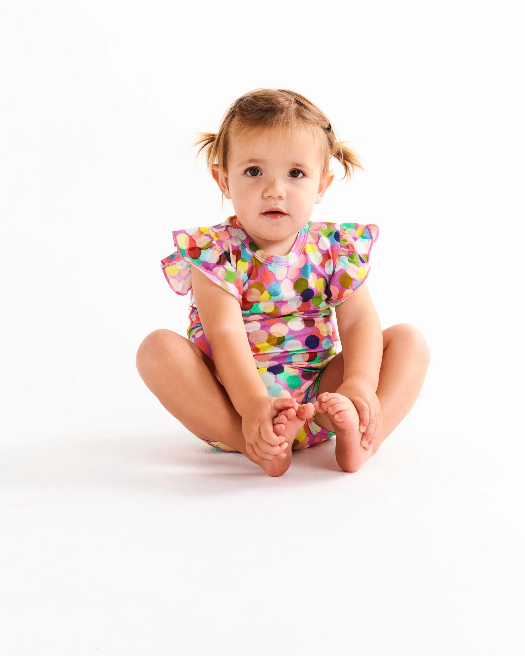 Kip & Co Meandering Meadow Organic Cotton Frill Playsuit