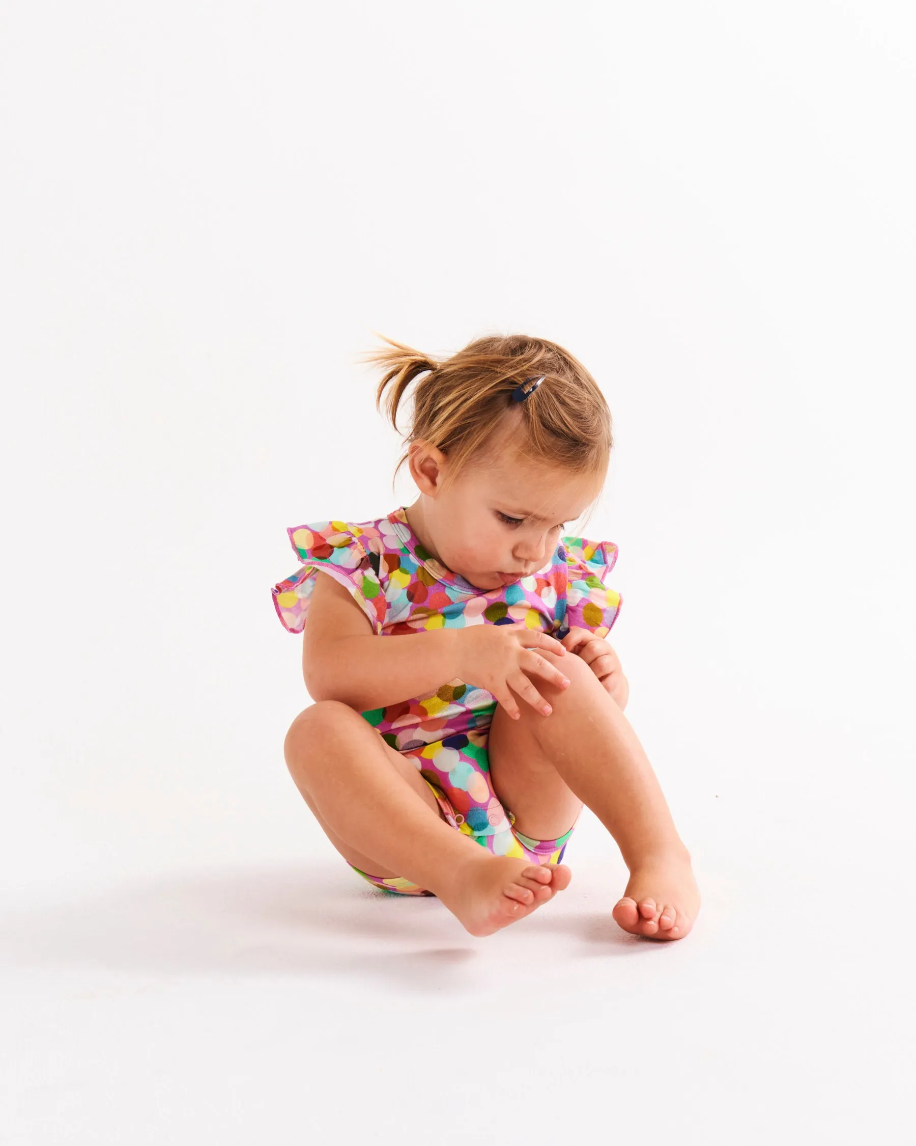 Kip & Co Meandering Meadow Organic Cotton Frill Playsuit