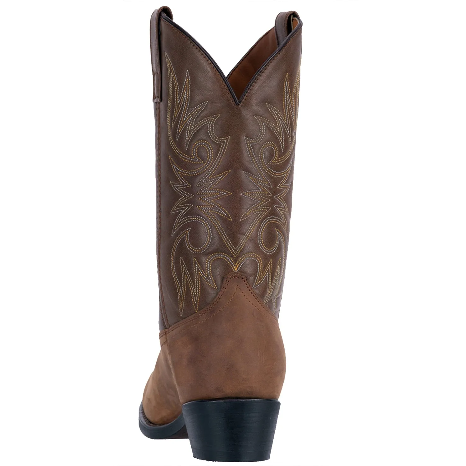 Laredo Mens Paris Cowboy Boots Leather Tan