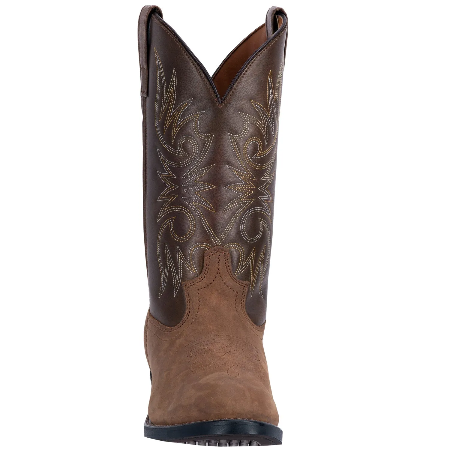 Laredo Mens Paris Cowboy Boots Leather Tan