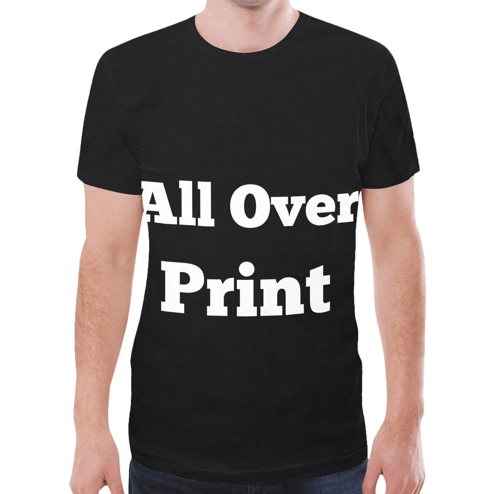 Men All over Print New All Over Print T-shirt for Men