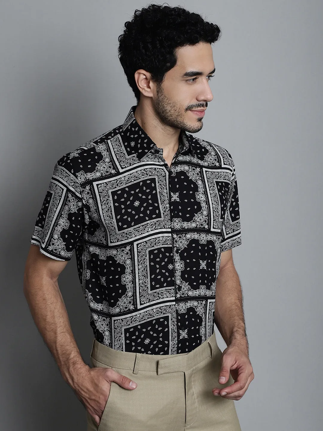 Men's Paisley Printed Formal Shirts