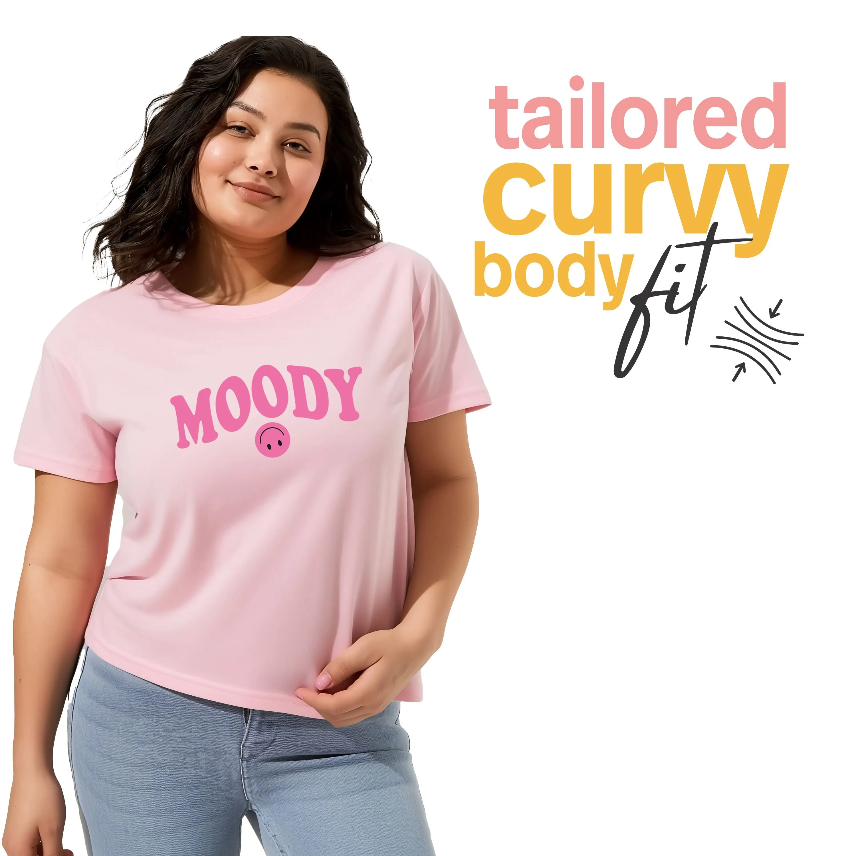 Moody Plus Size Women T-Shirt