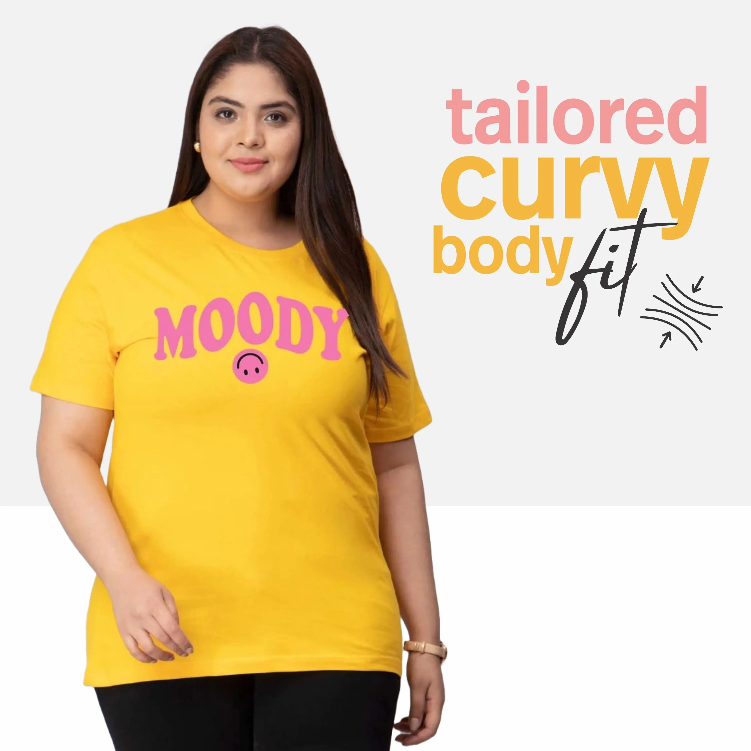 Moody Plus Size Women T-Shirt