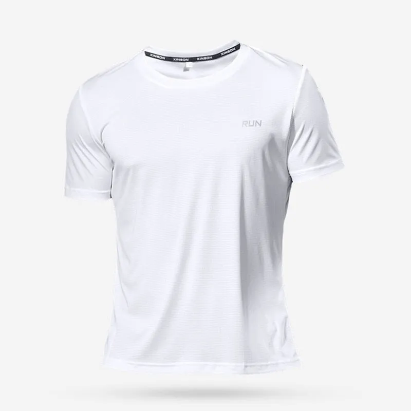 Multicolor Quick Dry Short Sleeve Sport T Shirt Gym Jerseys Fitness Shirt Trainer Running T-Shirt Men&#39;s Breathable Sportswear