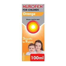 Nurofen for Children 3 Months to 9 Years - 100ml (Orange flavor)