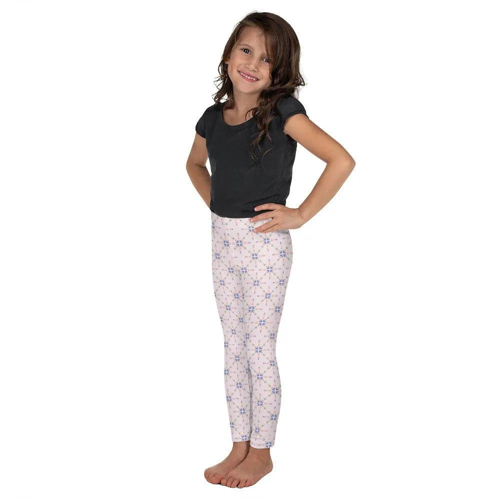 Pink Patterned Kid's Leggings