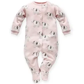 PINOKIO Baby Sleepsuit Wild Animals Pink (1-9mths)