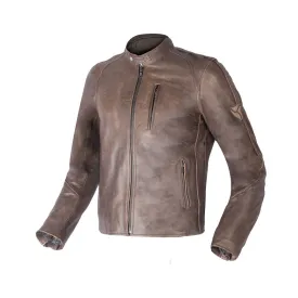 R-TECH Street Rider UK Motorcycle Riding Leather Jacket Brown