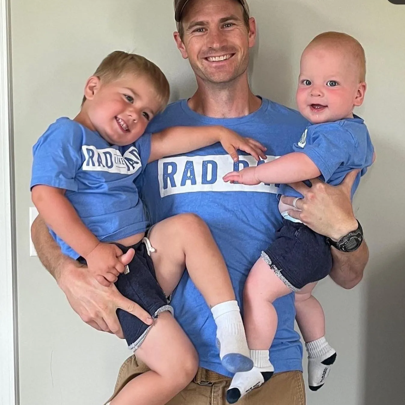 Rad Dad(one line)   Rad Like Dad - Set of 2 Shirts